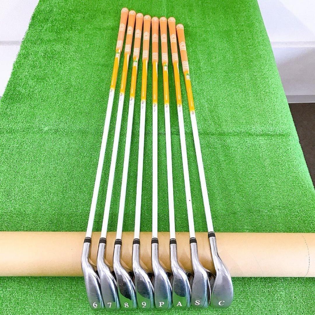 テ23☆豪華8本キャロウェイ フィリー レディースアイアンセット L