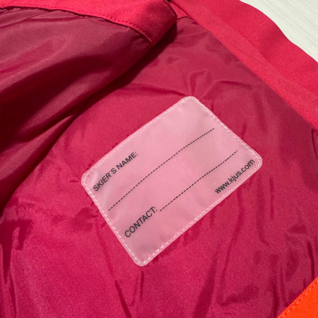 チュース KJUS キッズ ウェア ジャケット オレンジ ピンク 152 - メルカリ