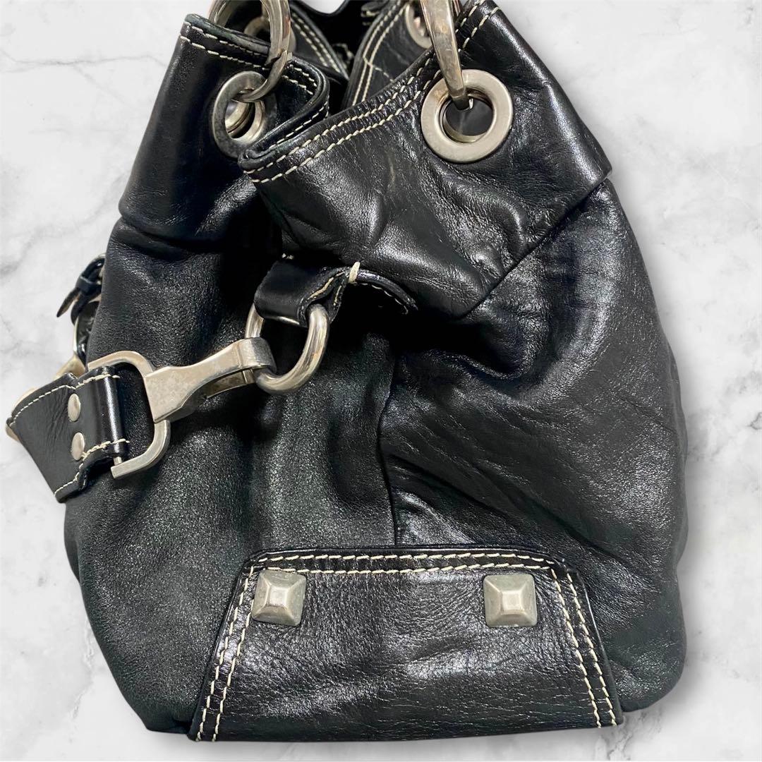 00s archive handbag gimmick leather y2k - メルカリ