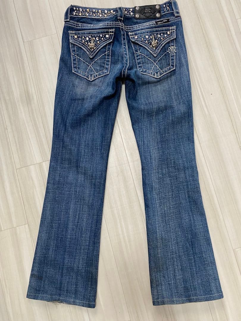 Miss Me ラインストーン付き ブーツカット デニム サイズ26 - メルカリ