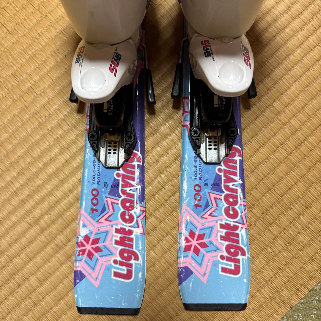 子供用スキー板100、ブーツ21〜22、ポール92 - メルカリ