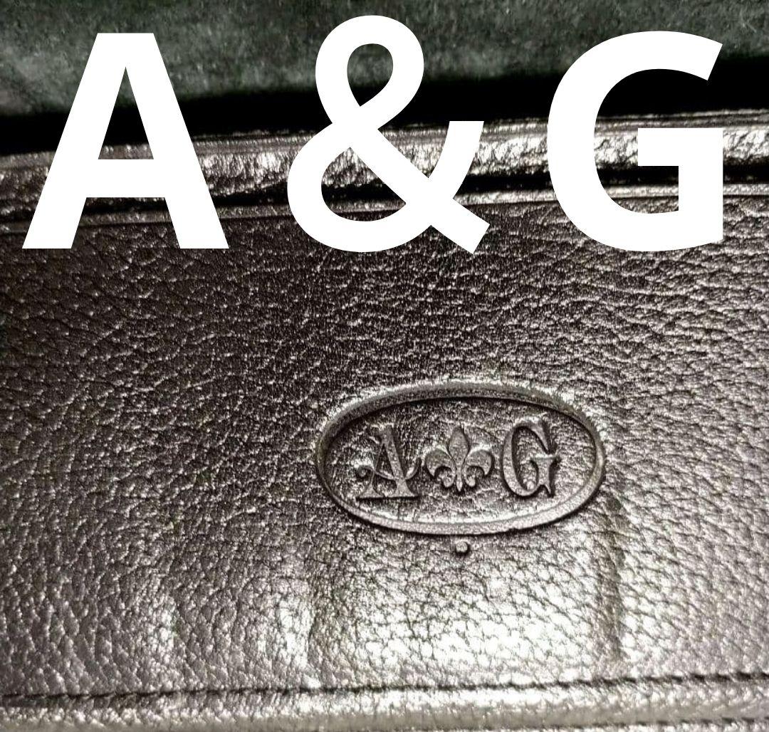 A＆G Cross Design Long Leather Wallet希少品☆ - メルカリ