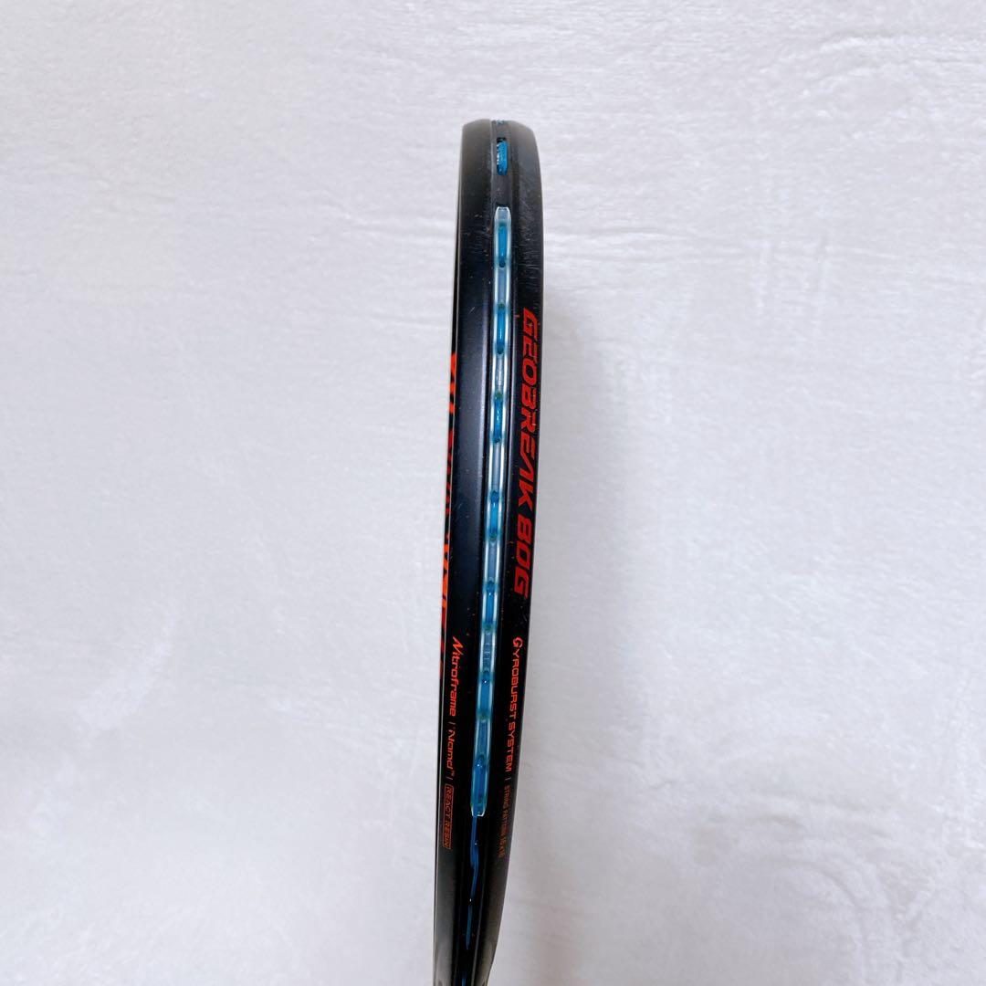 美品 YONEX ジオブレイク80G レッド ブラック ストローク専用モデル 黒