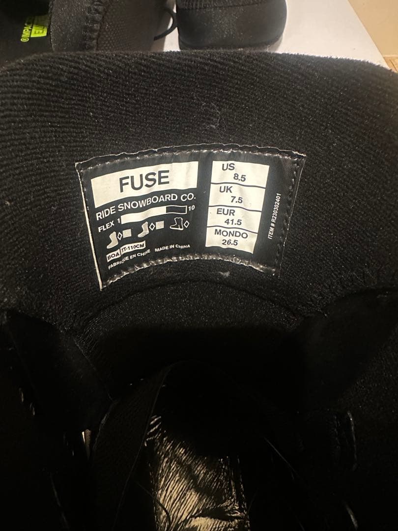 スノーボード 23-24 RIDE FUSE 26.5cm