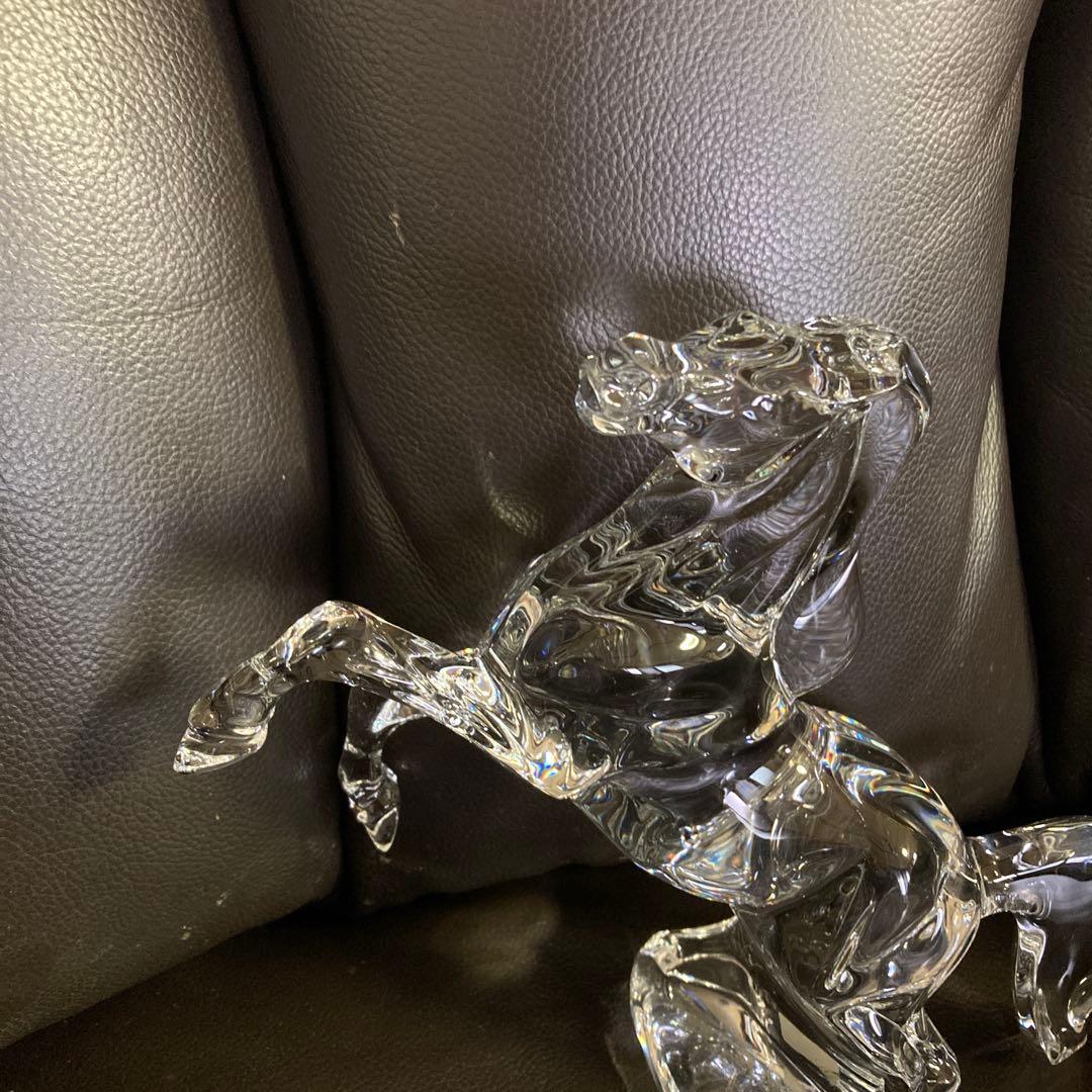 Baccarat バカラ いななく馬 跳ね馬 ジャンピングホース 置物 - メルカリ