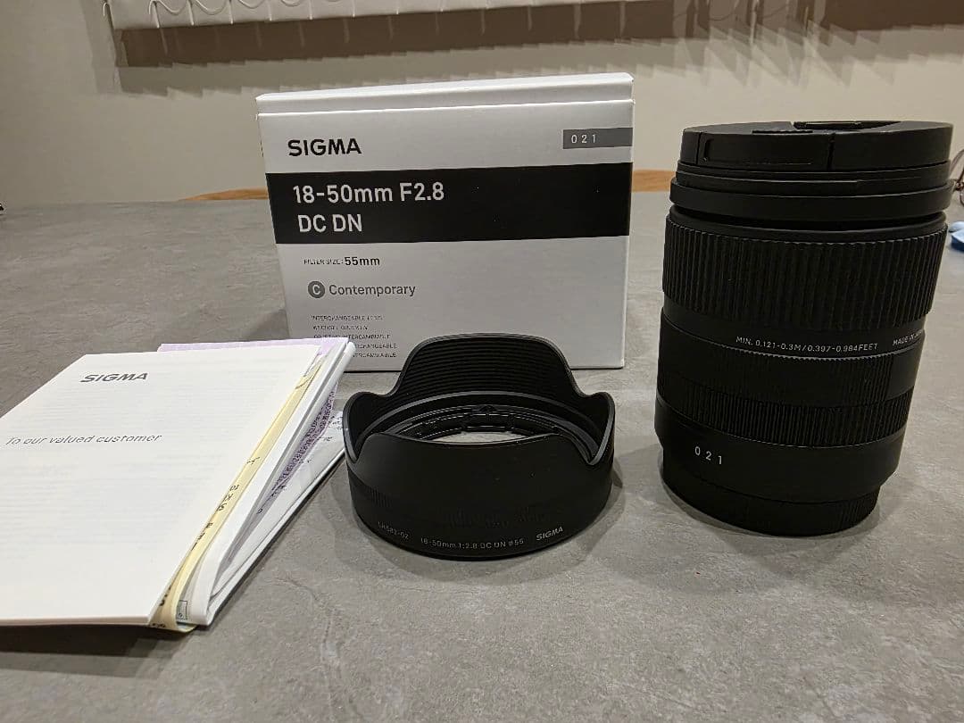 【美品】SIGMA 18-50mm F2.8 DC DN富士フィルムX SIGMA 18-50mm F2.8 DC DN | Contemporary 富士フイルムXマウント 新品