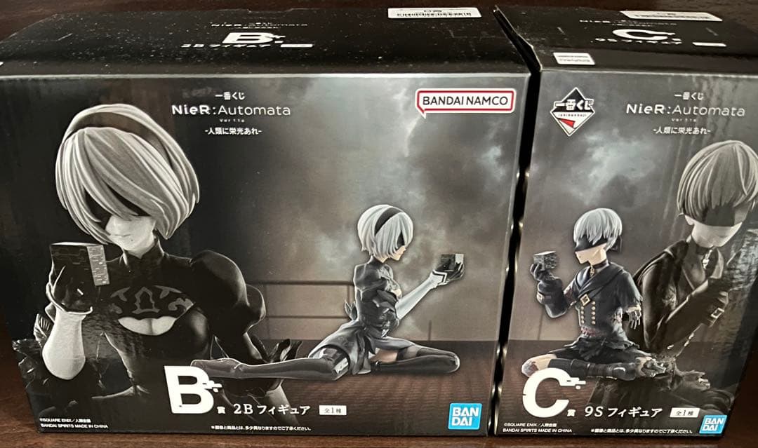 一番くじ　NieR:Automata B賞　C賞　フィギュア　ニーア B賞とC賞で名場面が完成するんか……」一番くじ「NieR」ラインアップに
