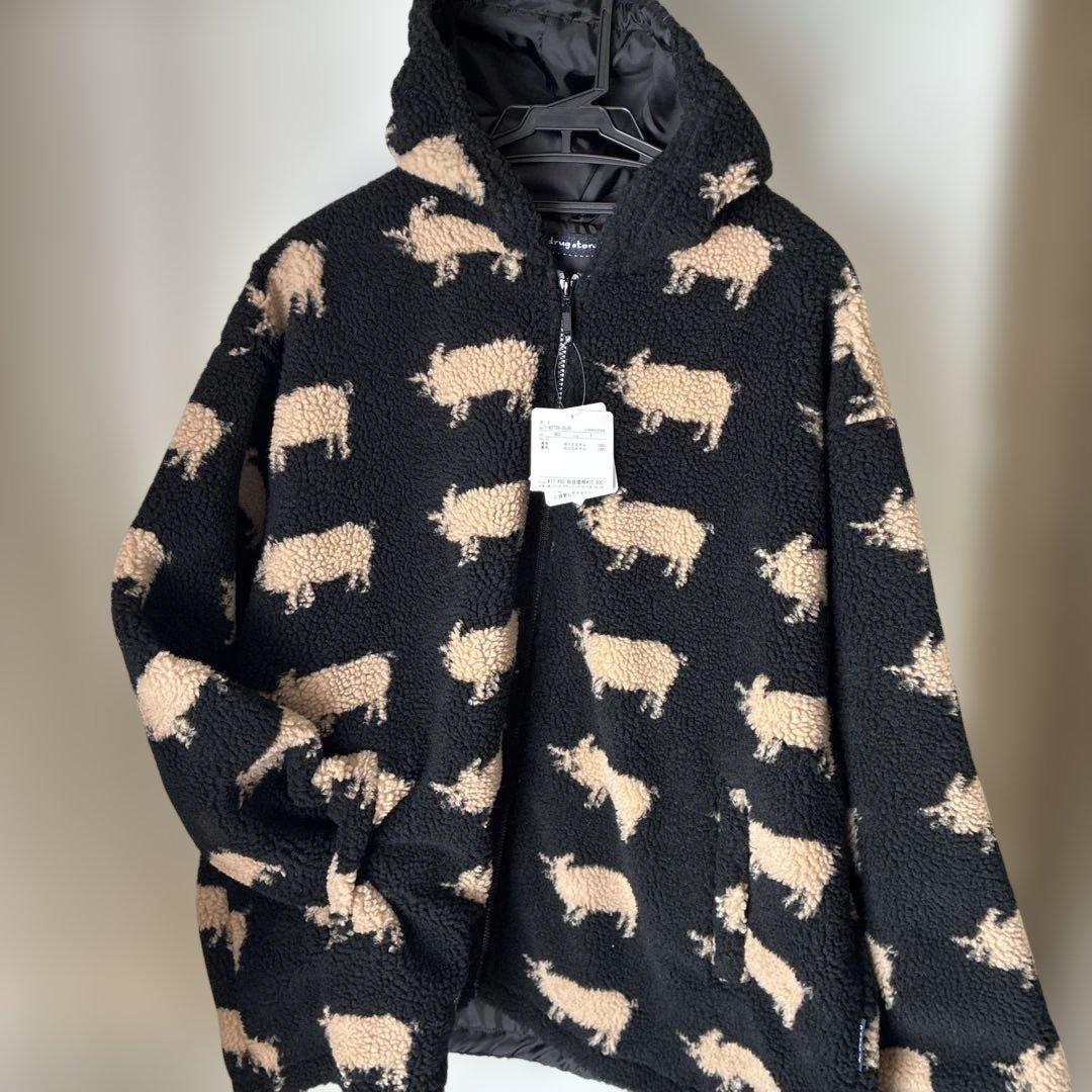 《新品》ドラッグストアーズ　ならびブタ ボア ジャケット