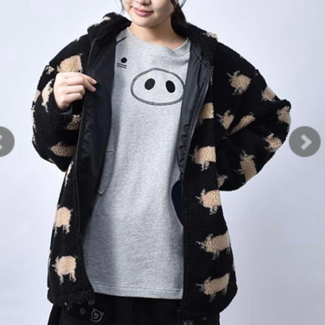 《新品》ドラッグストアーズ　ならびブタ ボア ジャケット