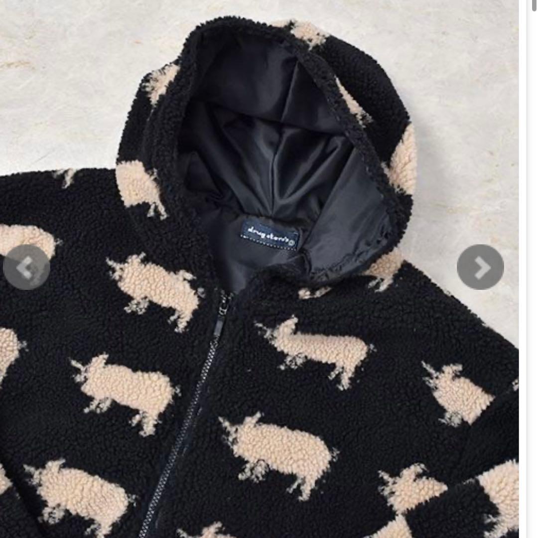 《新品》ドラッグストアーズ　ならびブタ ボア ジャケット