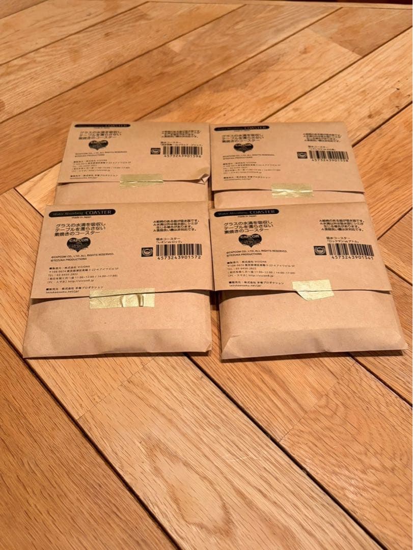 カプコン宝塚コラボ第一弾　コースター 4枚セット　新品未開封