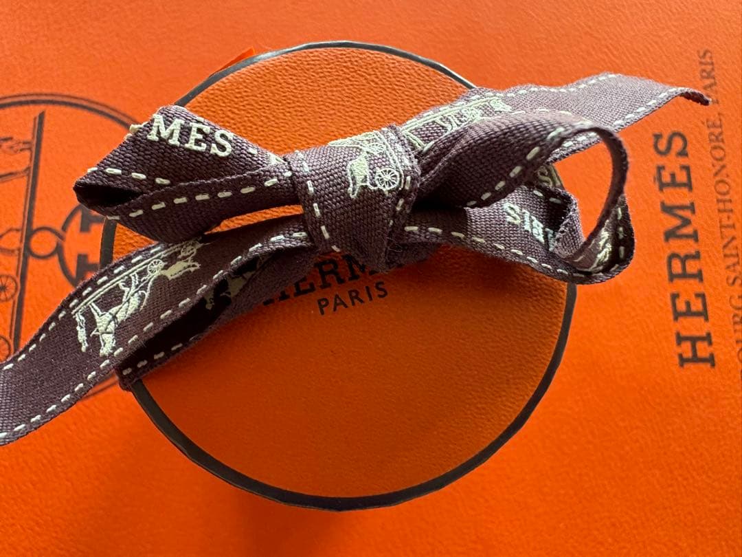 新品★HERMES エルメスツイリー　Twilly 《フォーブルの切手愛好家》