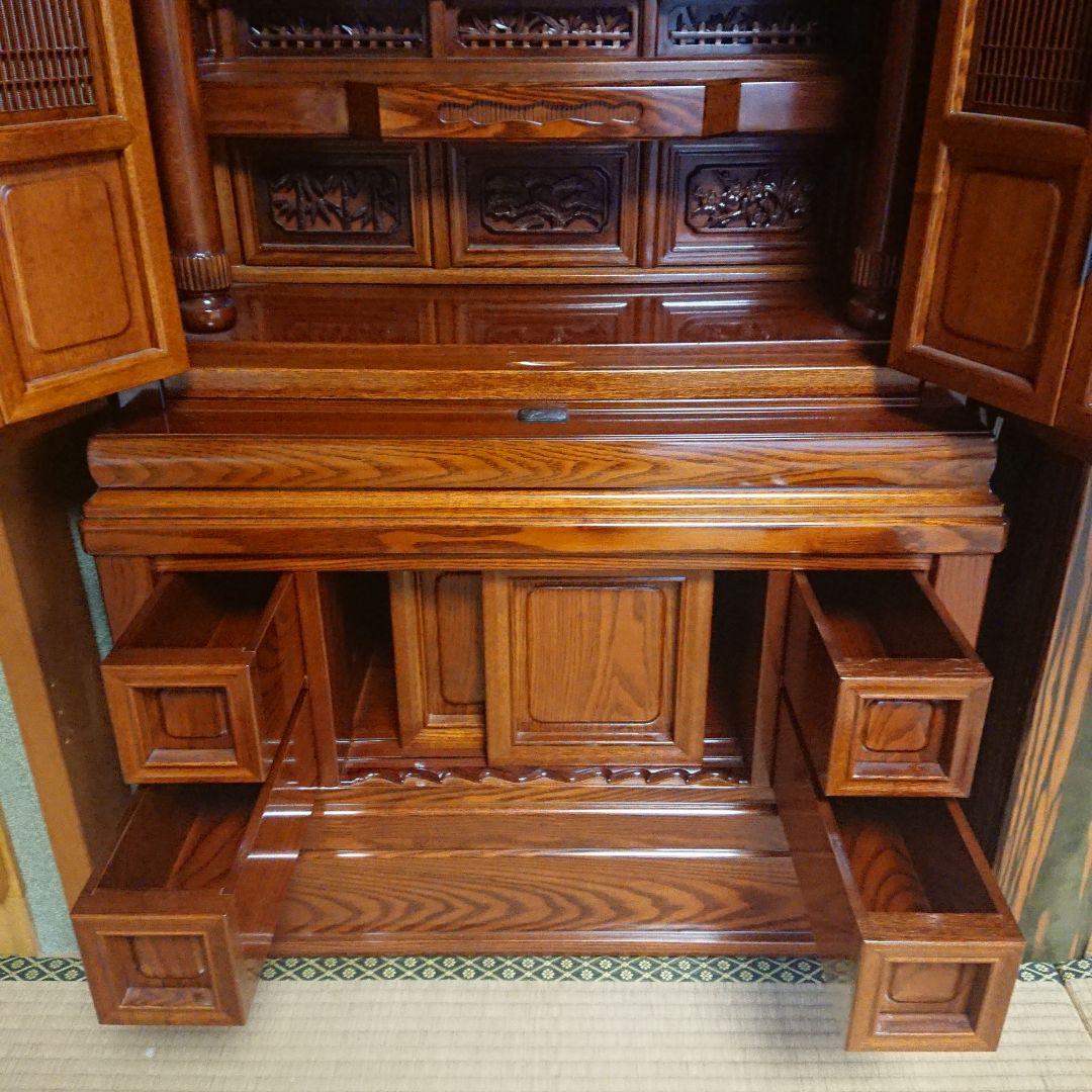 極美品】仏壇 (自宅売却に伴い処分間近)【たのメル便にて発送】 - メルカリ