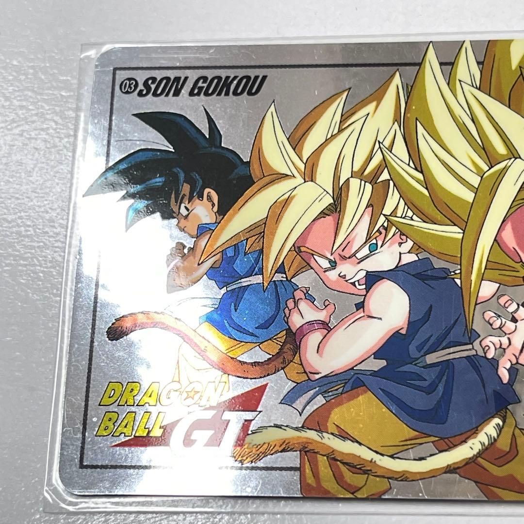 希少　ドラゴンボール　03 スーパーバトル　GT バンダイ　悟空　未剥がし