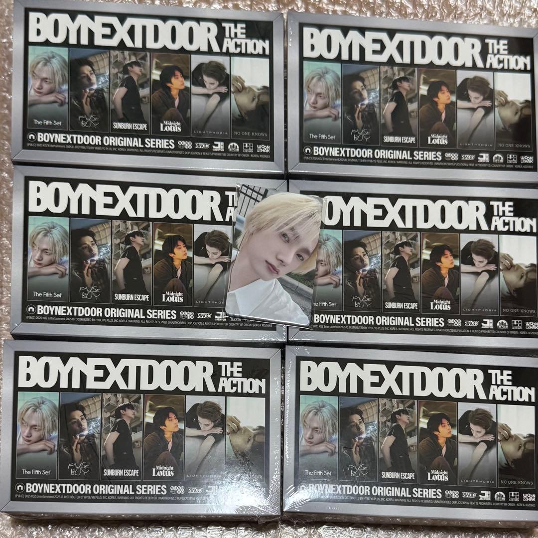 BOYNEXTDOOR The Action frame 特典 6形態 セット - メルカリ