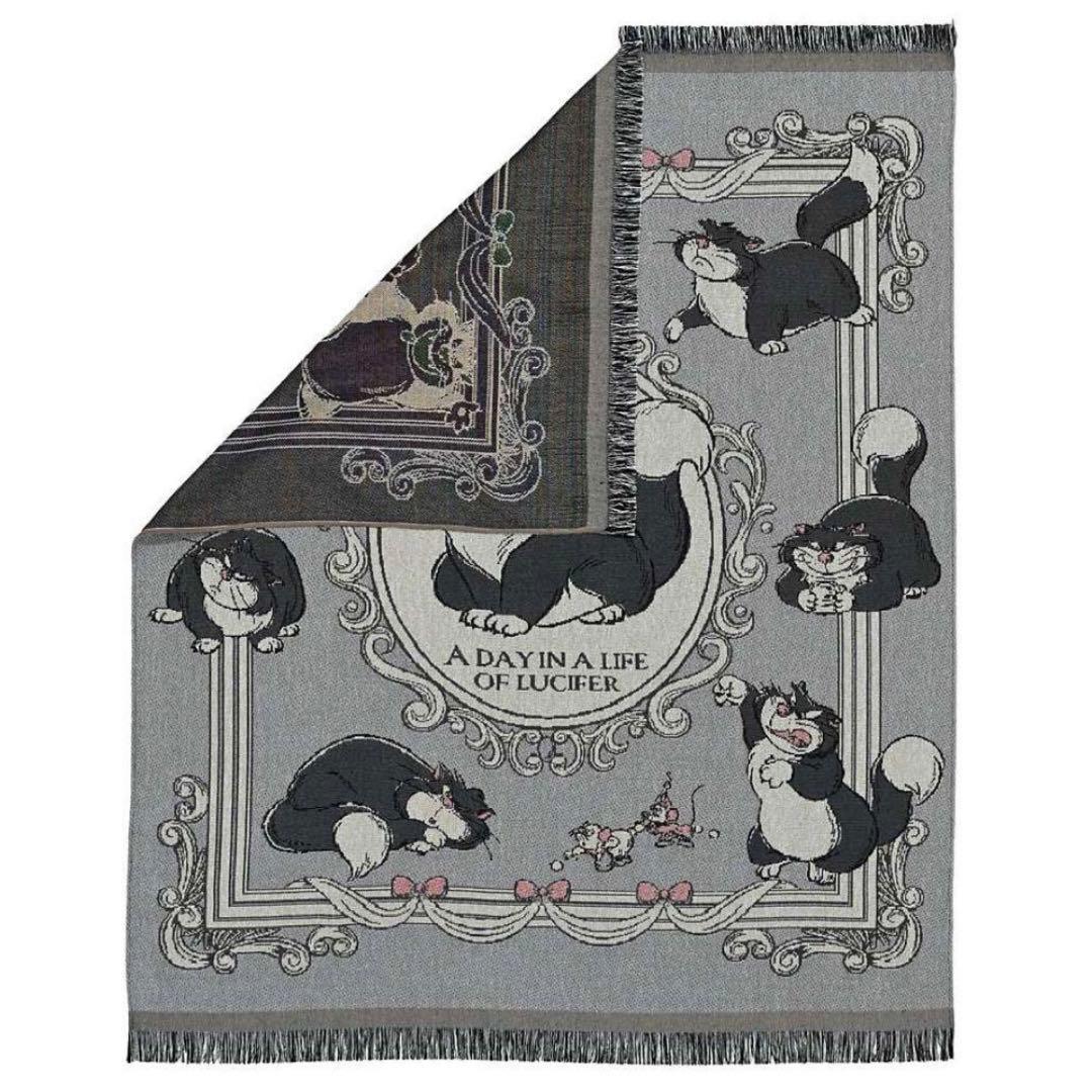 【新品】ディズニーストア　ルシファー　ブランケット　シンデレラ