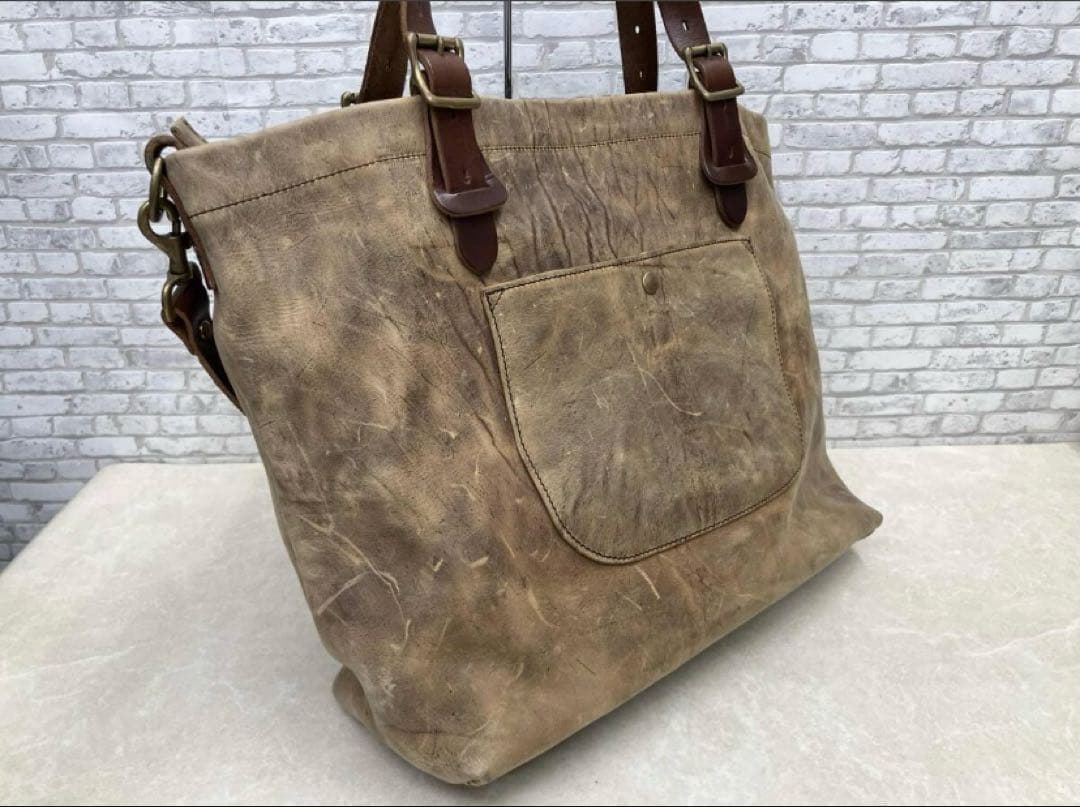 KJ様専用 クーズー kuduレザー 2way トートバッグ 激レア 本革 - メルカリ