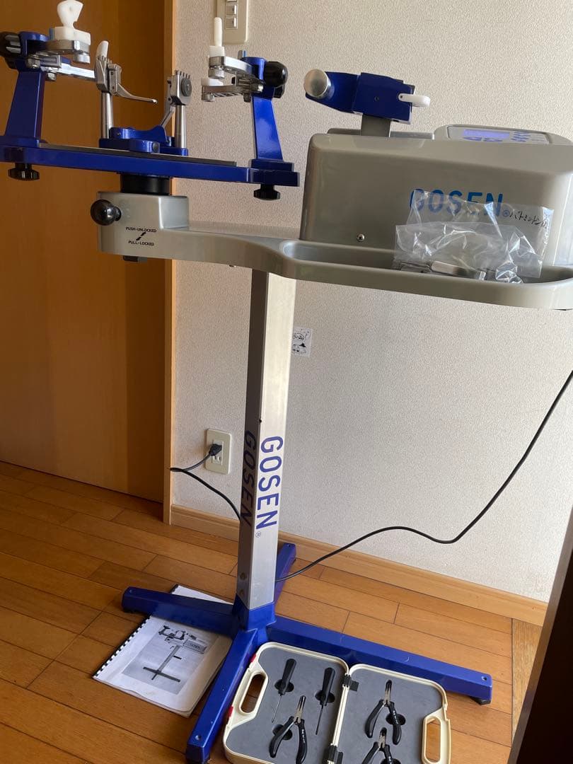 t*a様 完動超美品GOSEN GM880GM780テニスバドガット張り機動作良