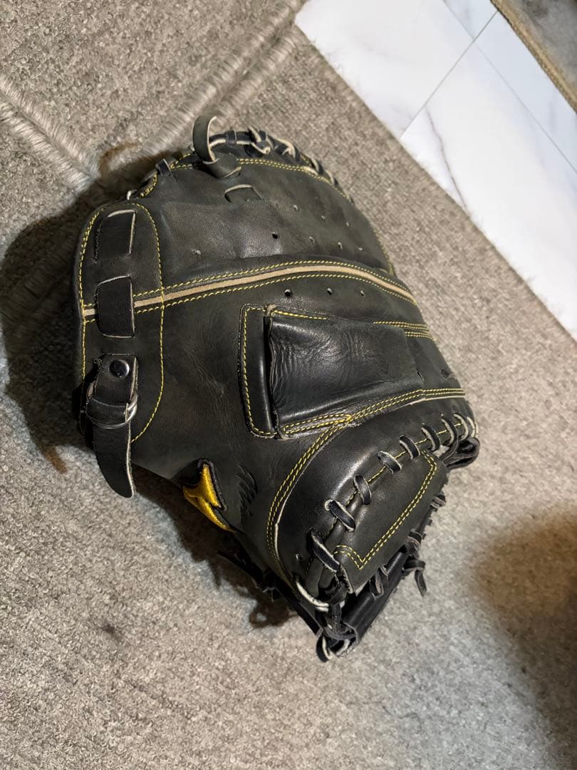 Mizuno Pro 軟式グローブ ブラック 野球 ミズノ ミズノプロ 軟式グローブ グラブ 長岡型 軟式用 内野手用