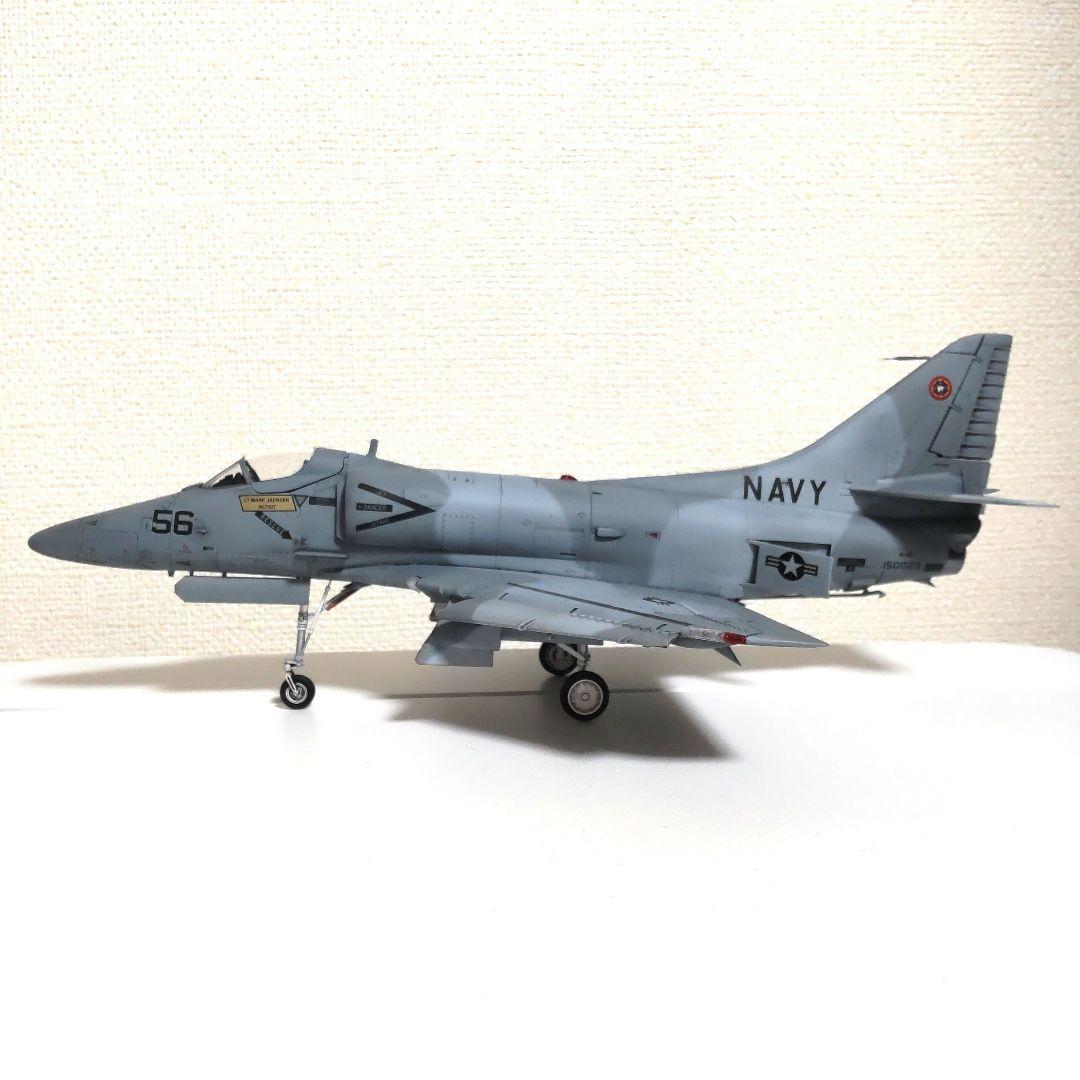 戦闘機プラモデル完成品ハセガワ1/48A−4スカイホーク トップガン