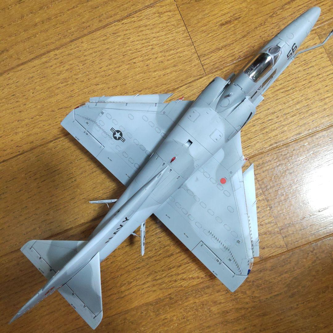 戦闘機プラモデル完成品ハセガワ1/48A−4スカイホーク トップガン