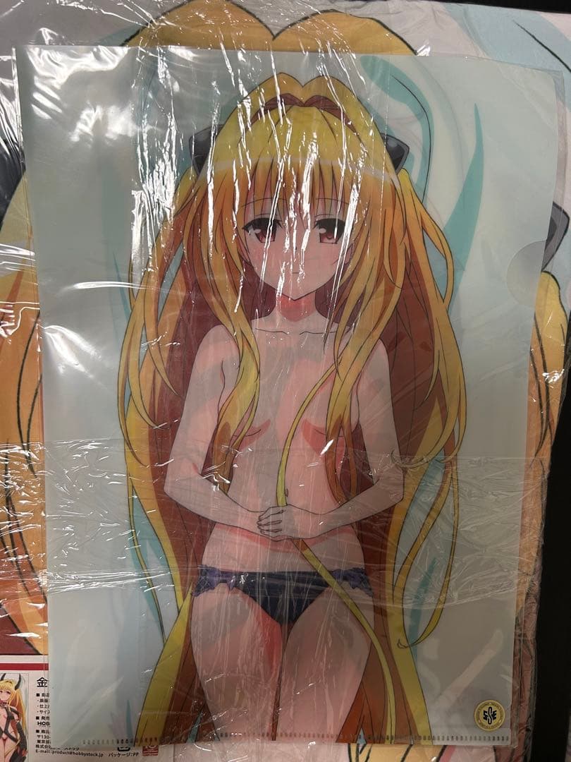 金色の闇　抱き枕カバー　ホビーストック特典　クリアファイル付き