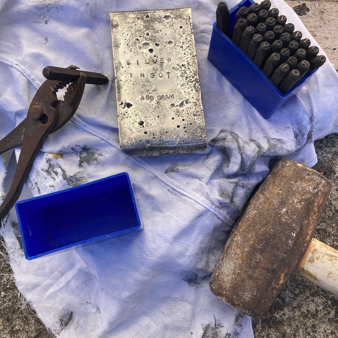 \(//∇//)\…世界に一つだけのオリジナル銀塊だょぉ〜銀製作…パート2