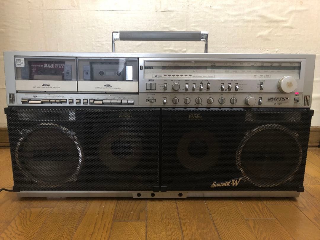 SHARP ラジカセ　GF-909ジャンク SHARP|【ジャンク】SHARP/Wラジカセ/GF-909|【ハードオフ公式通販