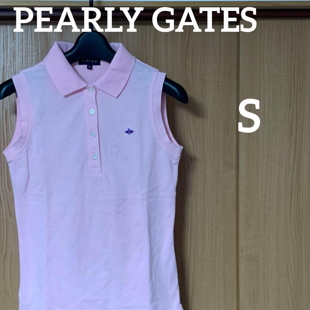 パーリーゲイツ ゴルフ ポロシャツ ノースリーブ レディース S ピンク
