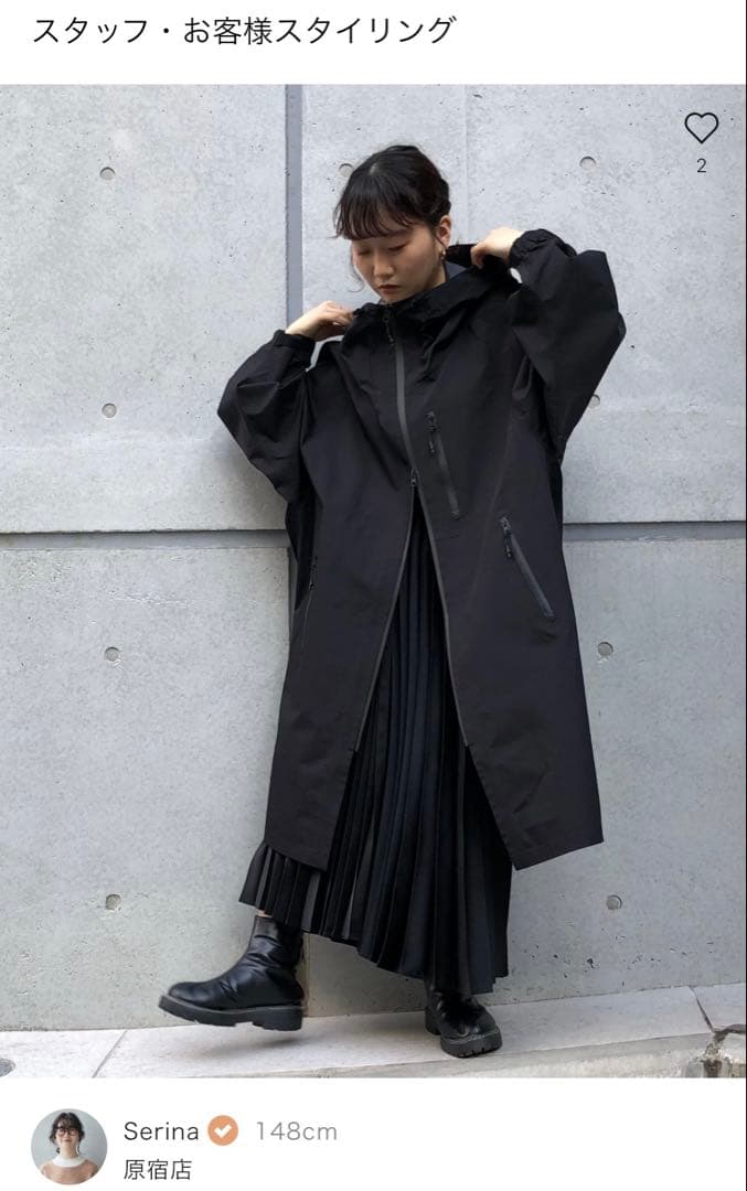 美品 セオリー ユニクロ ブロックテックコート - メルカリ