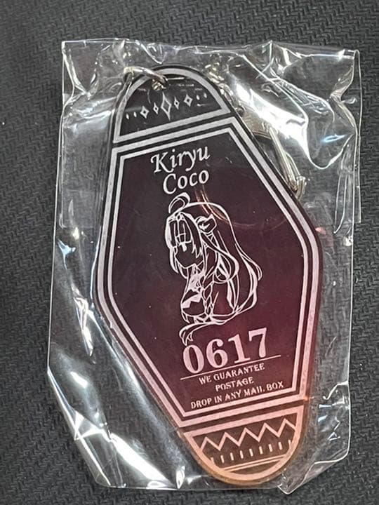 ホロライブ 桐生ココ 彫刻モーテル キーホルダー げぜるん A.knight