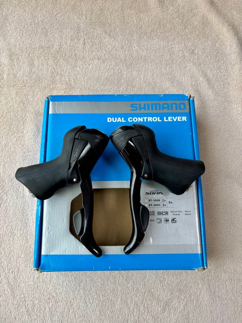 SHIMANO SORA ST-3500 2x9速 STIレバー 左右 Amazon | SHIMANO(シマノ) ソラ STIレバー ST-3500 R/L SS1 左右セット