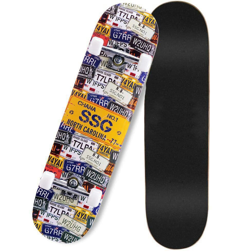 スケートボード 80センチ スケボー コンプリート 集中力や平衡感覚育成