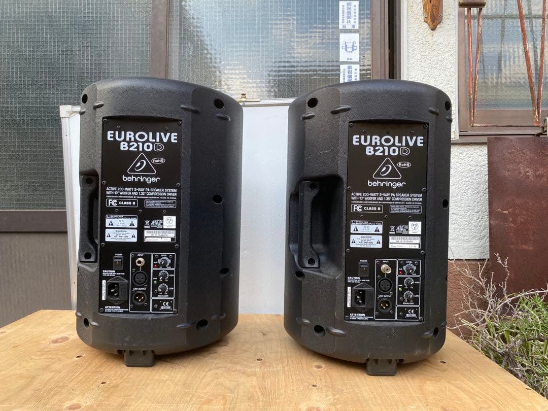 behringer eurolive b210d パワード スピーカー 中古品 - メルカリ