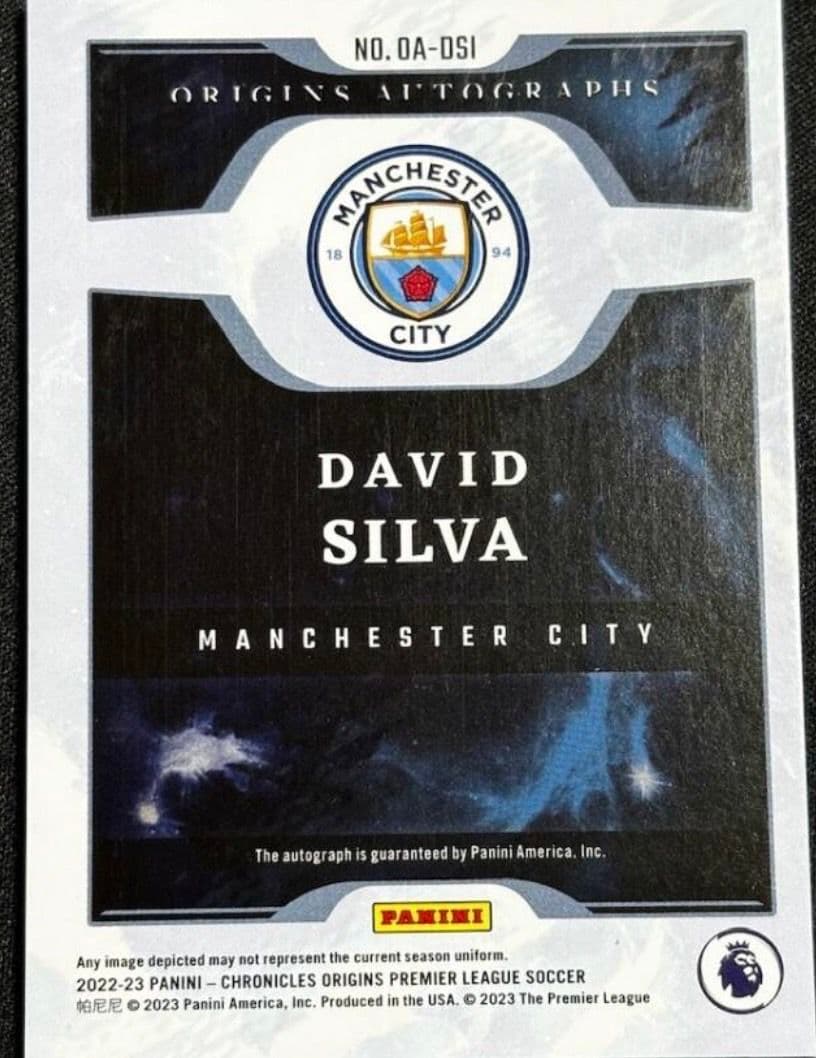 panini ダビド·シルバ 直筆サインカード 限定299枚 - メルカリ
