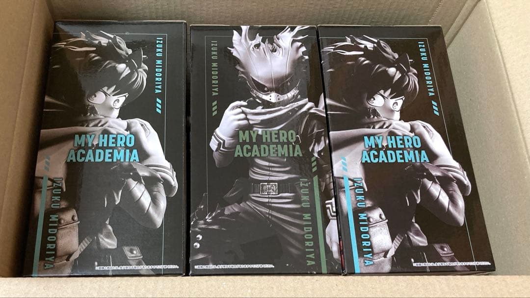 ヒロアカ　一番くじ　意志　フィギュア　A賞　B賞　緑谷　黒デク