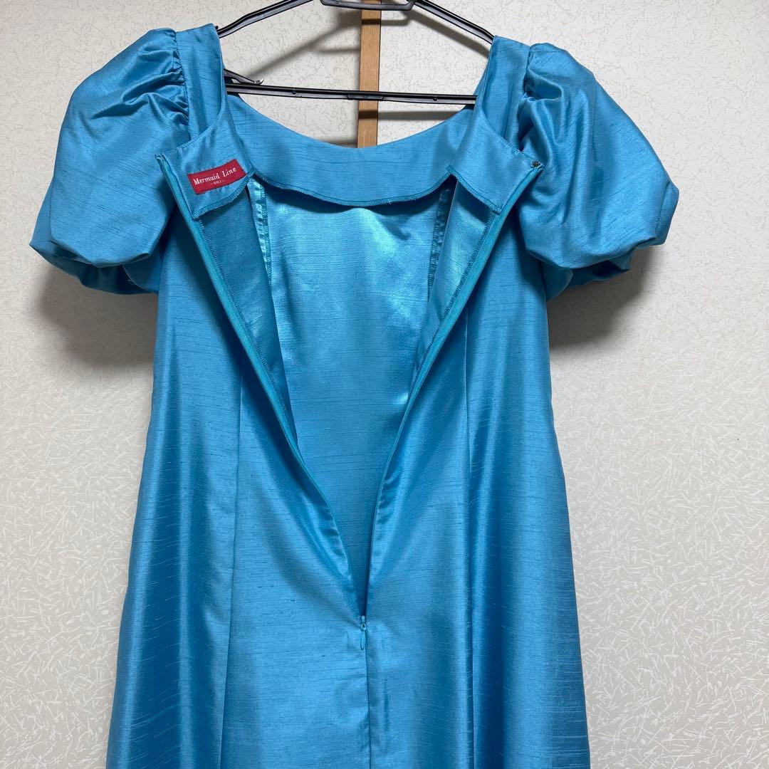 MMJ Mermaid Line フラダンス ドレス 衣装 サテン 水色 - メルカリ