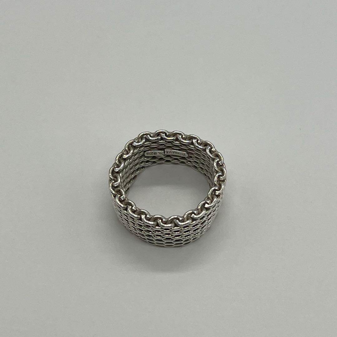 ティファニー TIFFANY サマセットリング 15号 メッシュ SV925 - メルカリ