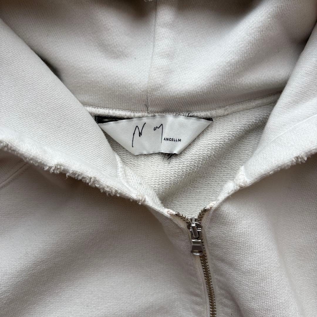未使用】ANCELLM アンセルム ハーフジップフーディー グレー サイズ2
