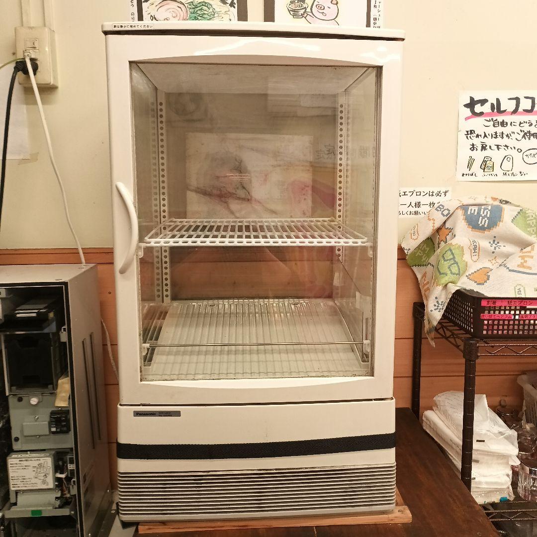 パナソニックガラス冷蔵庫 ホワイト SMR-CZ65F Panasonic パナソニック 卓上型ショーケース SMR-CZ65F(旧型式：SMR