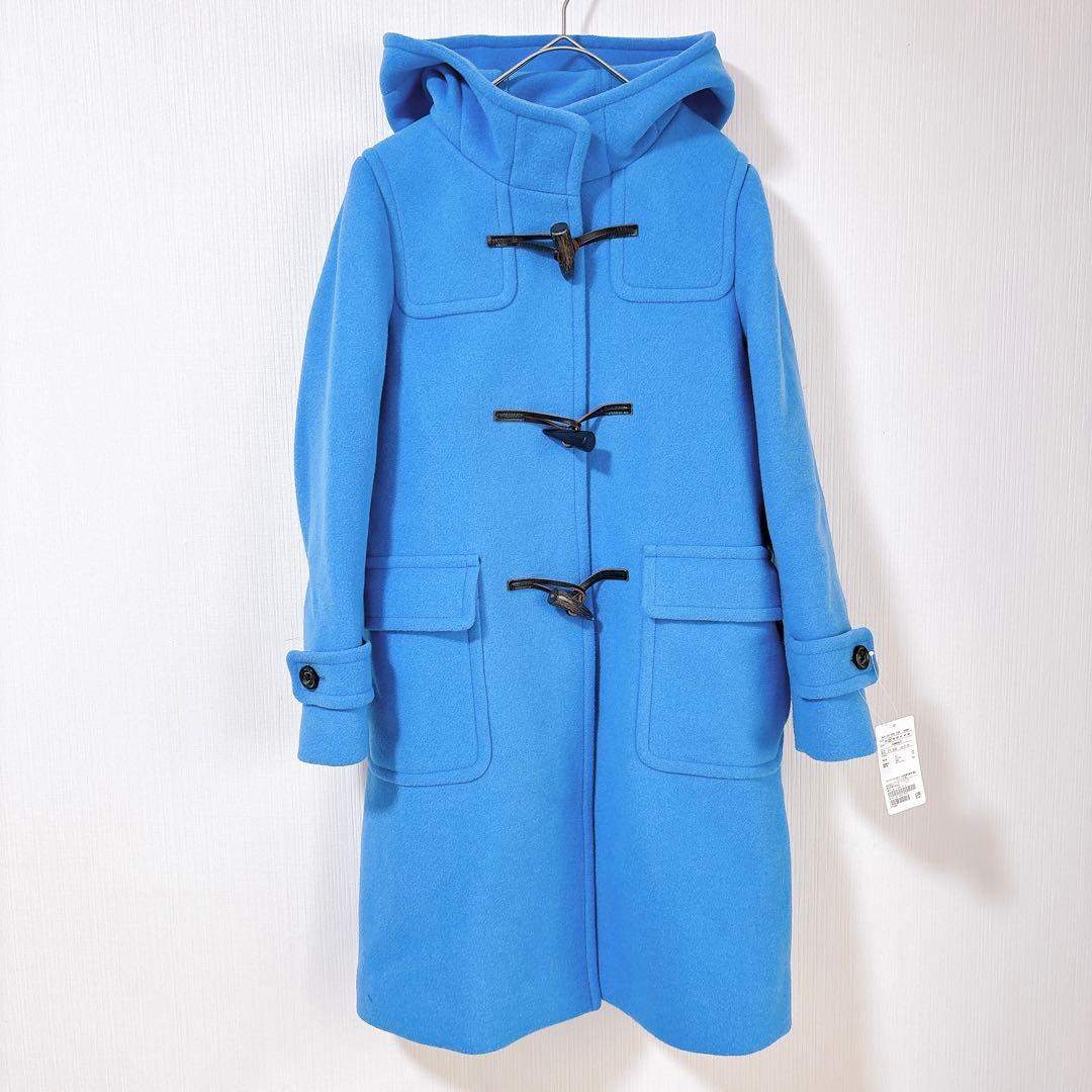 【新品】グリーンレーベルリラクシング コバルトブルー ダッフルコート 新品】グリーンレーベルリラクシング コバルトブルー ダッフルコート