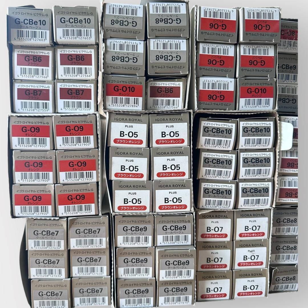 やじろべい イゴラ ロイヤル　カラー剤 126本　サナビ228本 やじろべい様専用 イゴラ ロイヤル カラー剤 126本 サナビ228本 - メルカリ