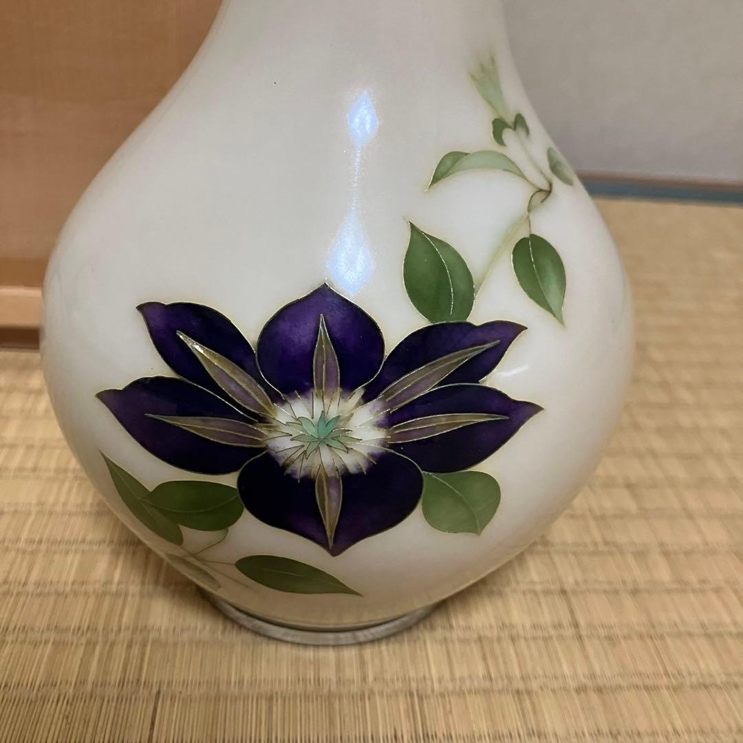 七宝焼 花瓶 田村幸夫 - メルカリ