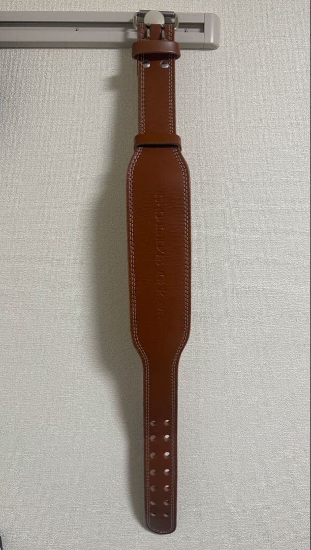 横川選手愛用】ゴールドジムプロレザーベルト Mサイズ - メルカリ