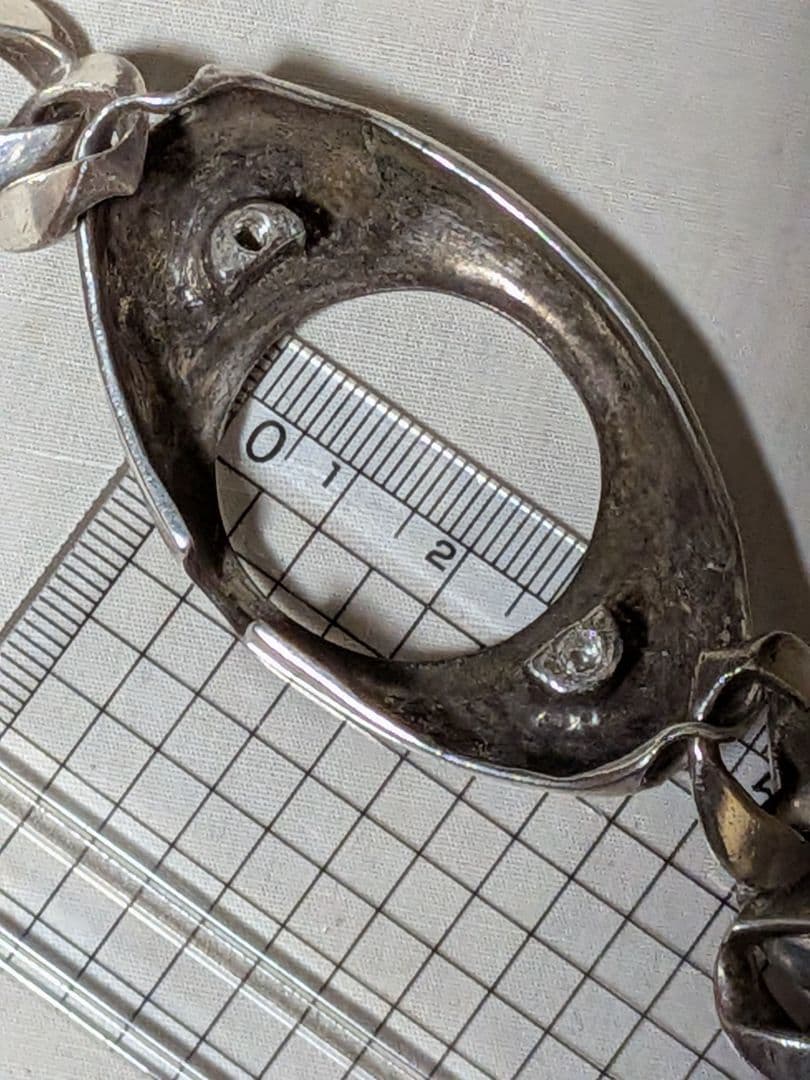 KEN様専用シルバー925 ウォッチクロス柄 ブラッケンリッチ 蓋無 可動