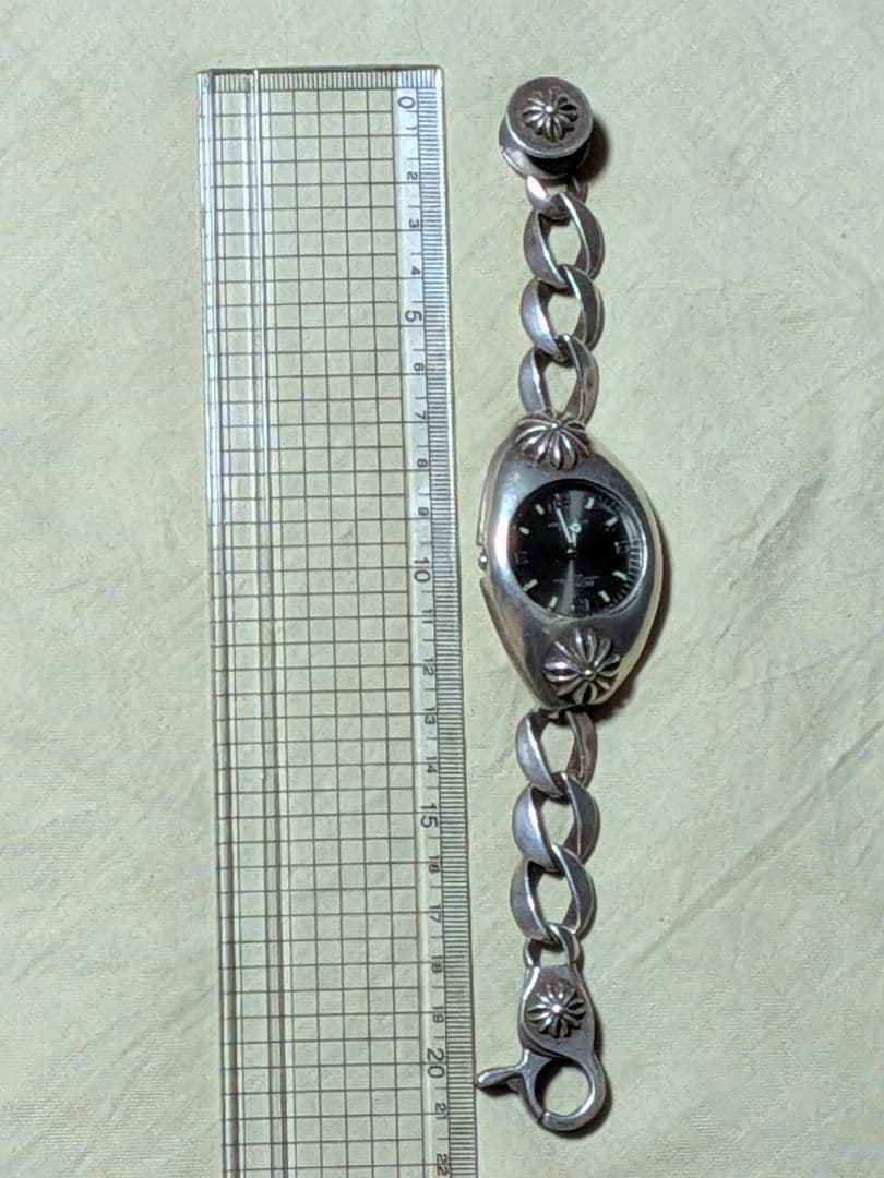 KEN様専用シルバー925 ウォッチクロス柄 ブラッケンリッチ 蓋無 可動