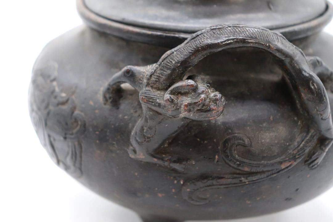 中国 清時代 銅製香炉 龍 大明宣徳年製銘 送料込み250517 - メルカリ