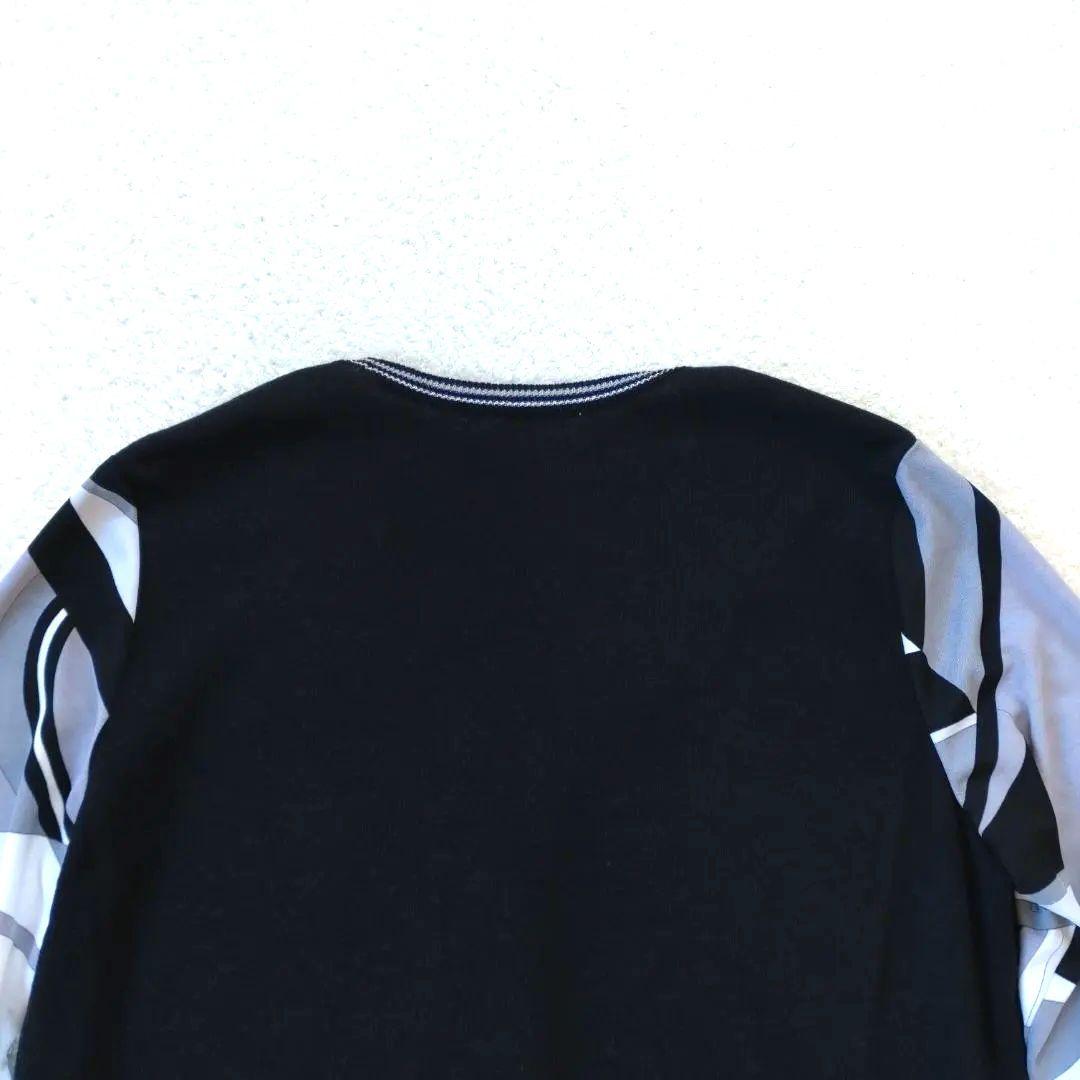 レオナールスポーツ 総柄 カーディガン ニットコンビ 長袖 38 M - メルカリ