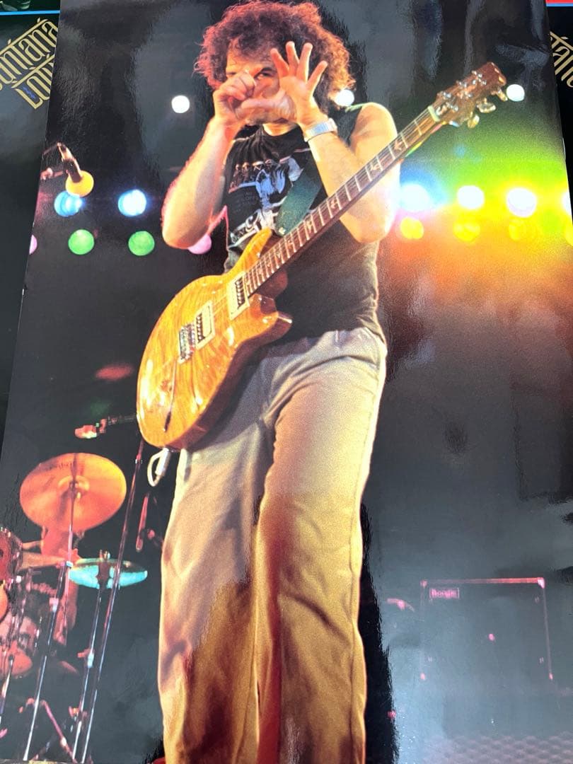 Santana Lotus ポスター 横尾忠則 サンタナ パンフ・カセット 付き