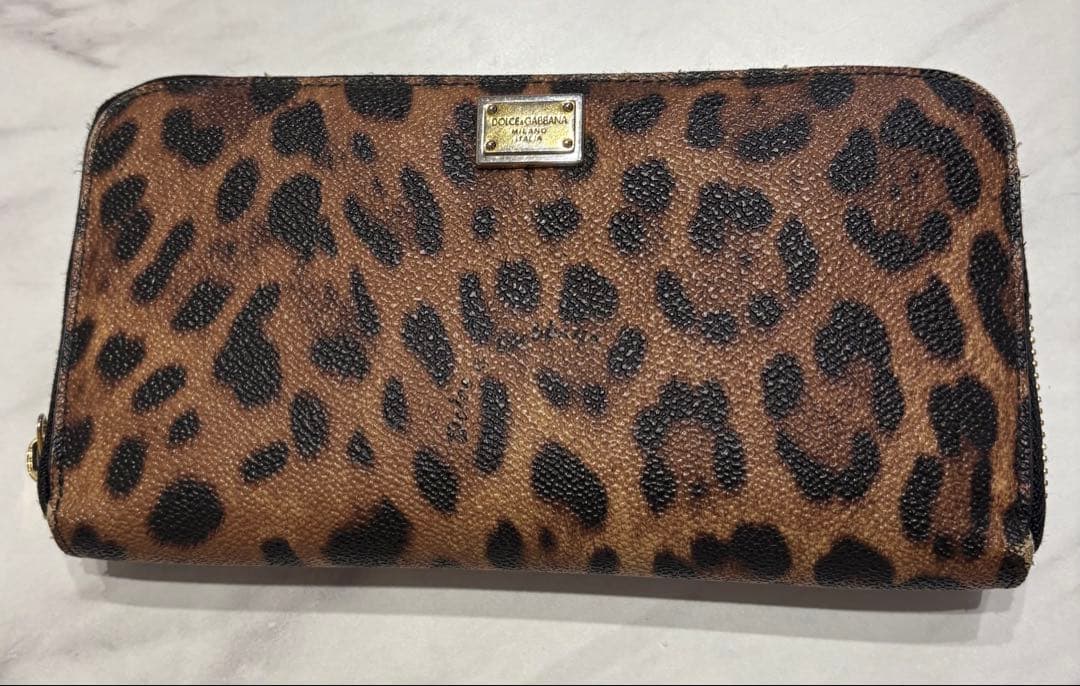 D&G ドルチェ&ガッバーナ 長財布 ヒョウ柄 - メルカリ
